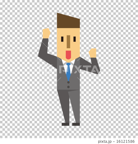 A man in a suit [Flat human series] 16121586