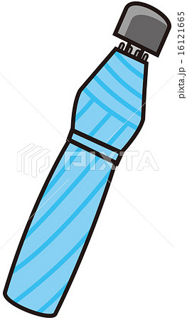 コンパクト折りたたみ傘のイラスト素材