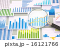 多くのグラフとルーペ。注目すべきデータを調査する。 16121766