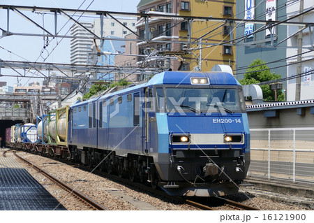 貨物列車 EH200 府中本町駅 貨物列車 EH200 府中本町駅 16121900