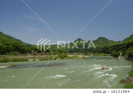 春の阿賀野川と麒麟山 春の阿賀野川と麒麟山 16121964