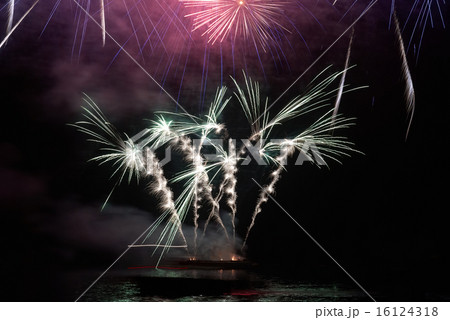 Colorful holiday fireworks Colorful holiday fireworks 16124318