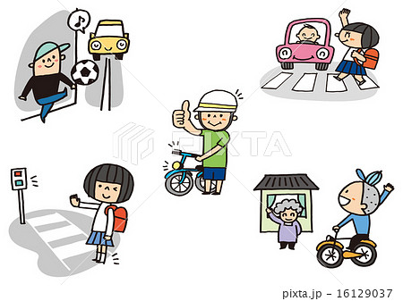 A Road Safetyのイラスト素材