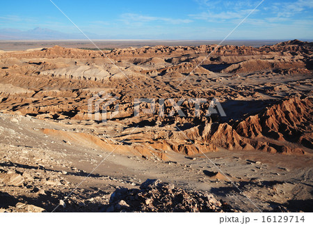 チリ アタカマ砂漠 展望所からの眺め チリ アタカマ砂漠 展望所からの眺め 16129714