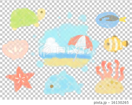 Watercolor Fukai Illustration 16130265