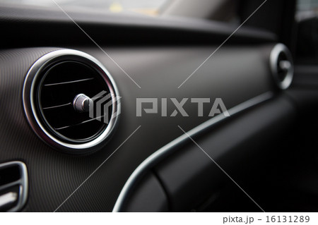 Closeup photo of car interiors  16131289