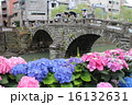 眼鏡橋と紫陽花① 16132631