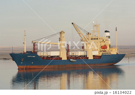 The General Cargo Ship Santa Ines passes north 16134022