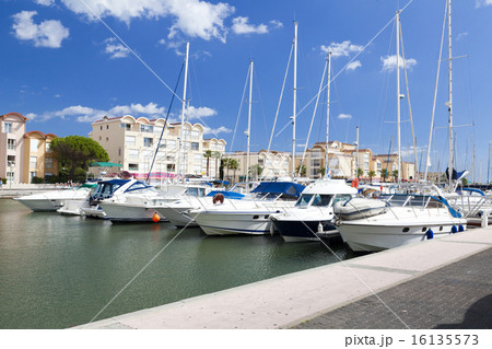 Marina of Gruissan in south France 16135573