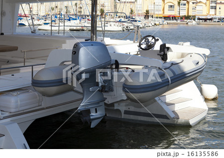 Dinghy with outboard engine 16135586