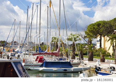 Marina of Gruissan in south France 16136001