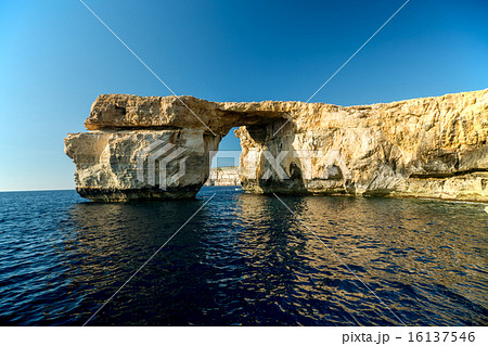 Azure Window, famous stone arch on Gozo Azure Window, famous stone arch on Gozo 16137546