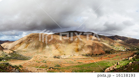 Mountain desert landscape on canarian islands 16138193