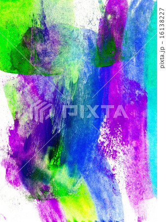The encaustic backdrop is drawn with wax crayons, 16138227
