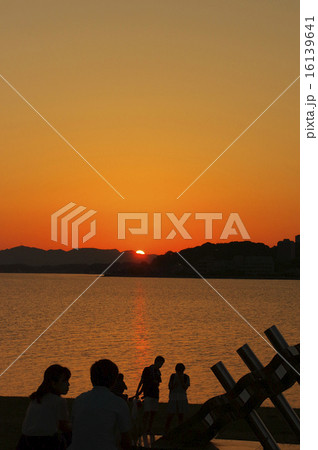 宍道湖の夕日２ 16139641