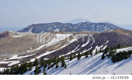 草津白根山と浅間山の活火山 草津白根山と浅間山の活火山 16139698