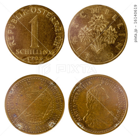 two old austrian coins two old austrian coins 16140619