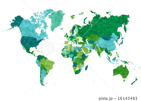 世界 地図 アイコン のイラスト素材