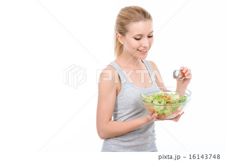 Beautiful girl and healthy diet Beautiful girl and healthy diet 16143748