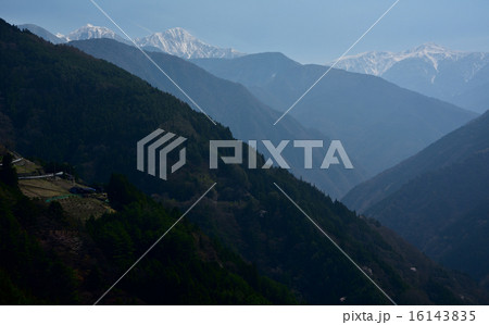 聖岳と山村 16143835