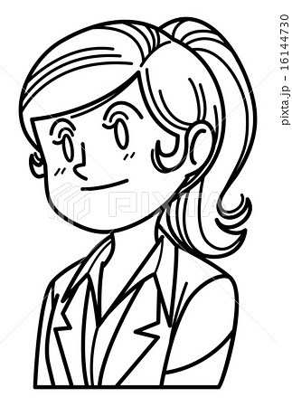 外国人／女性／表情 16144730