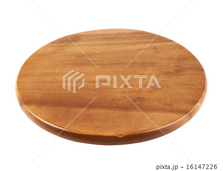 Round wooden tray salver 16147226