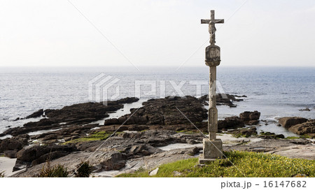 Cross in Fontaina Beach, Vigo. 16147682