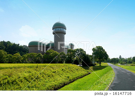 手賀沼親水広場の水の館（8月） 16147716
