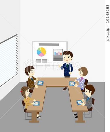 ミーティングをしているビジネスチーム 16148263