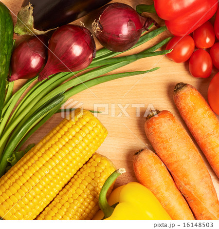 Multiple vegetables on the table Multiple vegetables on the table 16148503