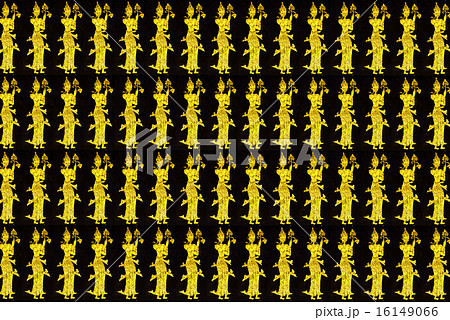 Ancient Gold thai art style  pattern seamless 16149066