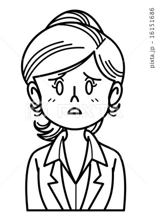 外国人／女性／表情 16151686