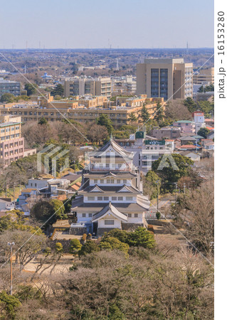 冬の千葉城の風景 16153280