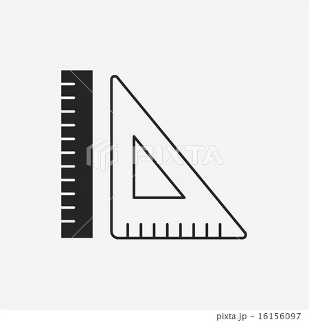 Triangle ruler icon 16156097