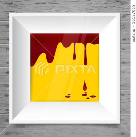 Blood dripping on modern frame, blood background. Vector illustr Blood dripping on modern frame, blood background. Vector illustr 16157055
