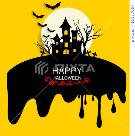 Happy Halloween design background. Vector illustration. 16157067