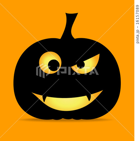 Happy Halloween design background with Halloween pumpkin. Vector 16157089