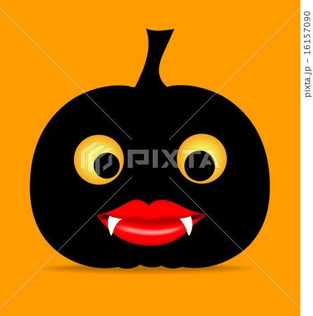 Happy Halloween design background with Halloween pumpkin. Vector 16157090