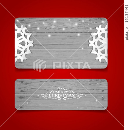 Holiday Gift cards with christmas decorations. Vector illustrati Holiday Gift cards with christmas decorations. Vector illustrati 16157441