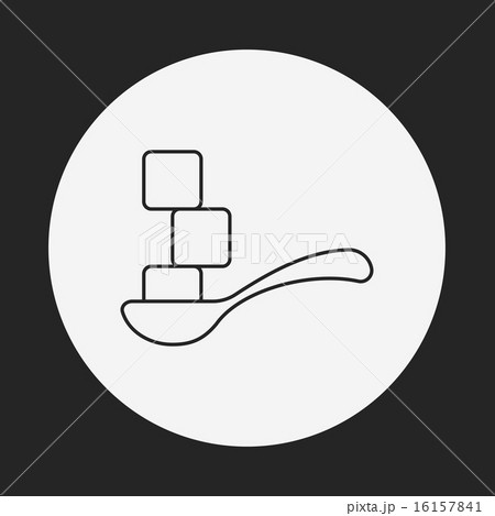 sugar line icon sugar line icon 16157841