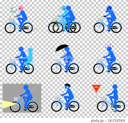 Bicycle manners (blue) 16158569