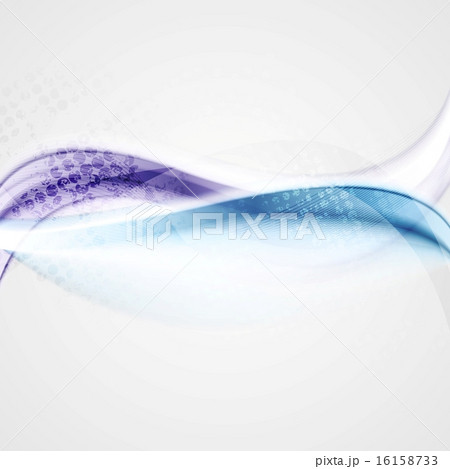 Smooth grungy waves vector background 16158733