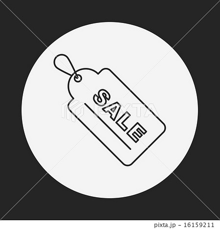 sale discount line icon sale discount line icon 16159211