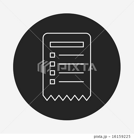 shopping list line icon 16159225