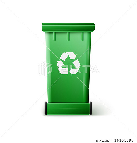 Green Recycle Bin 16161996