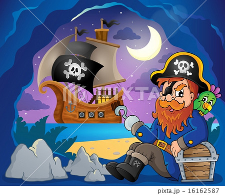 Sitting pirate theme image 7 16162587