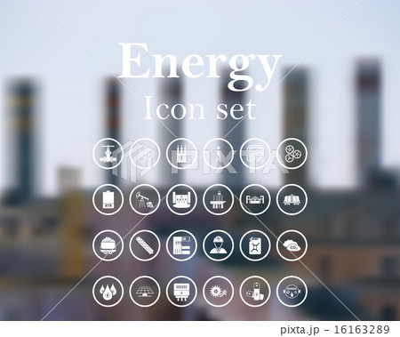 Energy icon set. Energy icon set. 16163289