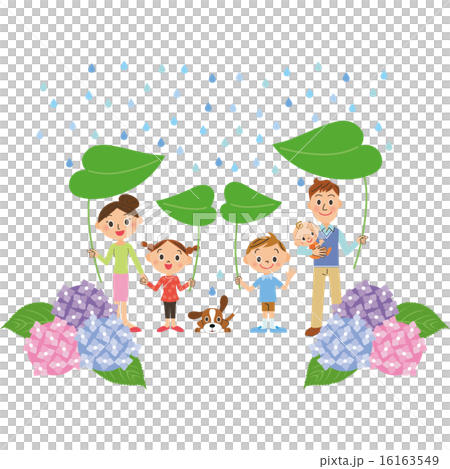 Family and rainy season Family and rainy season 16163549