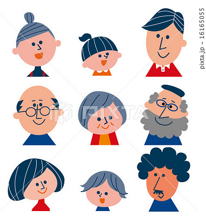 人々 世代別 人々 世代別 16165055