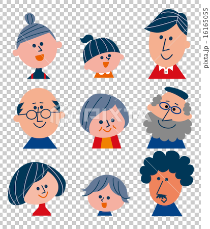 人々 世代別 人々 世代別 16165055
